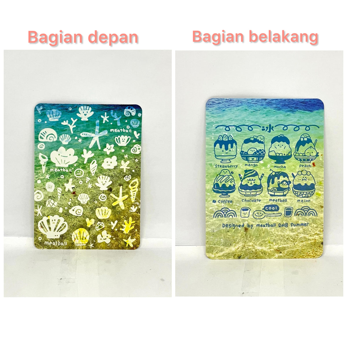 Meatball Cute Pvc Plastic Sheet