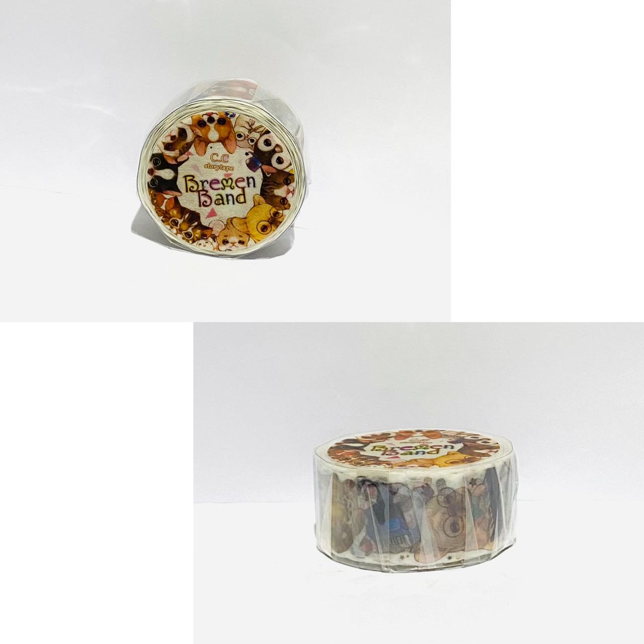 C.C Story Washi Masking Tape - Bremen Band