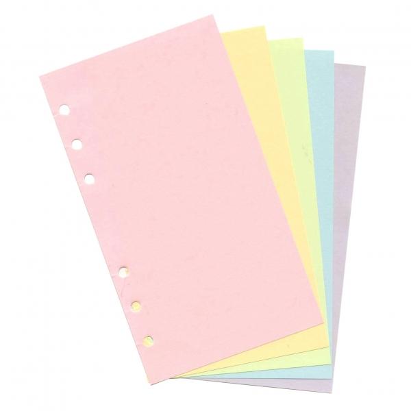 Bible 6 Holls Refill Blank Pastel Assortment