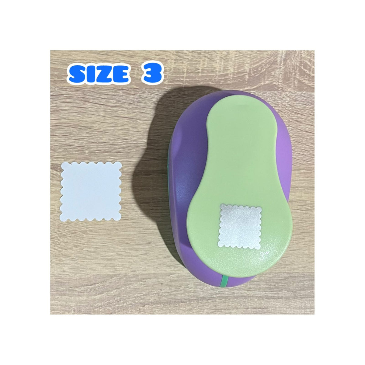 Kamei Eva Foam Maker Shapes Scalloped Square Punch Craft