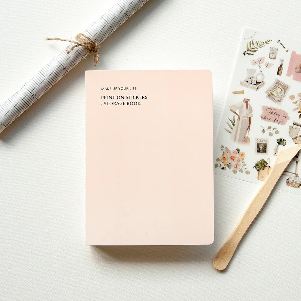 MU Print On Sticker Storage Book