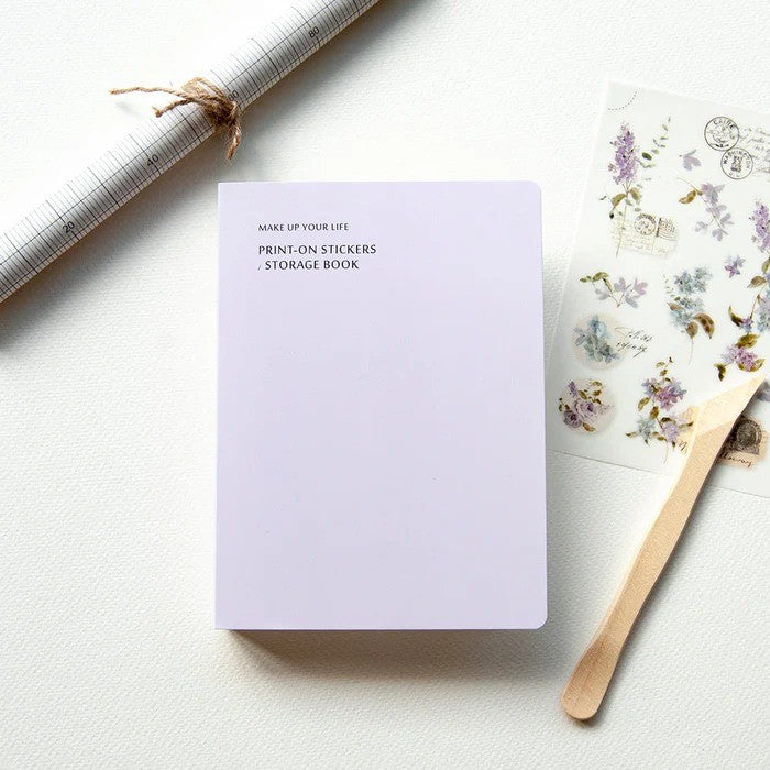 MU Print On Sticker Storage Book