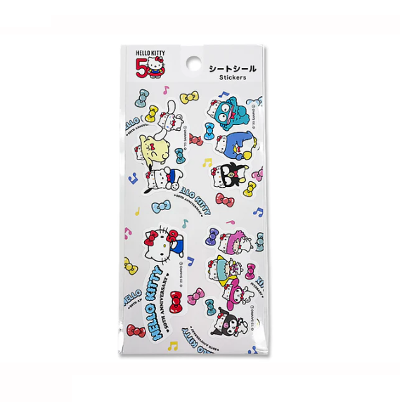 Sanrio Characters Sticker 50th Anniversary