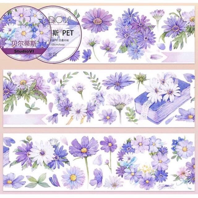 Studio VI 100cm Pet Sampler Purple Flowers