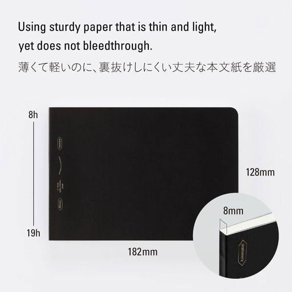 Stalogy 018 Editors Series 1/2 Year Notebook B6 Size Landscape Grid