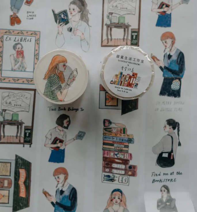 La Dolce Vita Paper Tape - Life in a bookstore