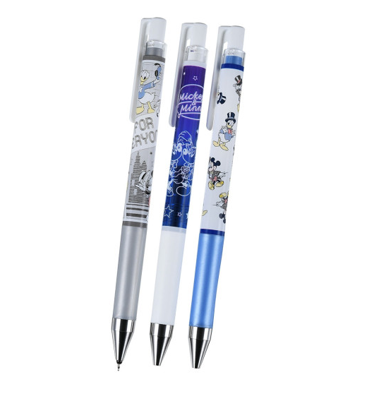 Disney Juice Up Gel Pen 3pcs Set - Mickey Minnie Donald Fun Night