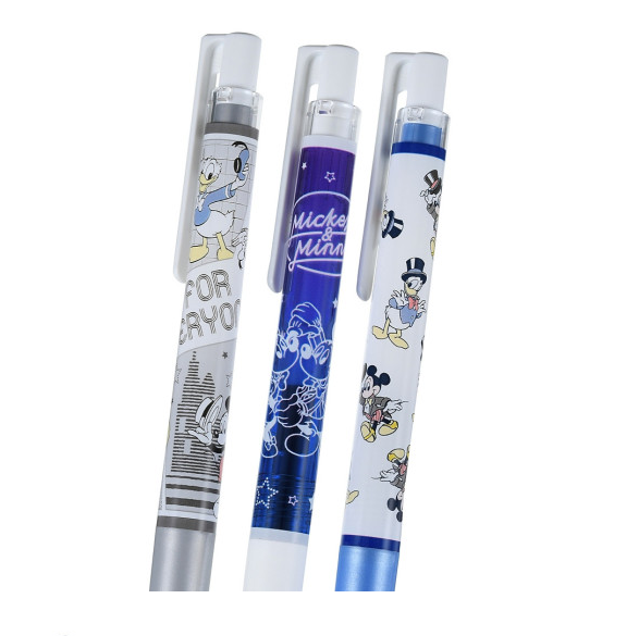 Disney Juice Up Gel Pen 3pcs Set - Mickey Minnie Donald Fun Night