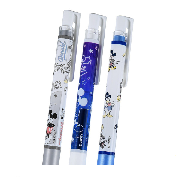 Disney Juice Up Gel Pen 3pcs Set - Mickey Minnie Donald Fun Night