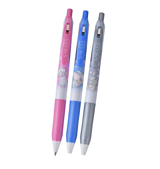 Sarasa Disney Clip Gel Pen 3 Set 0.5mm
