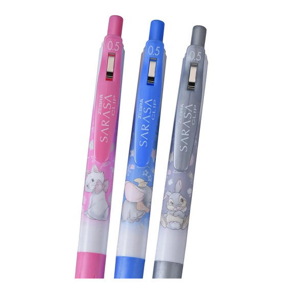Sarasa Disney Clip Gel Pen 3 Set 0.5mm