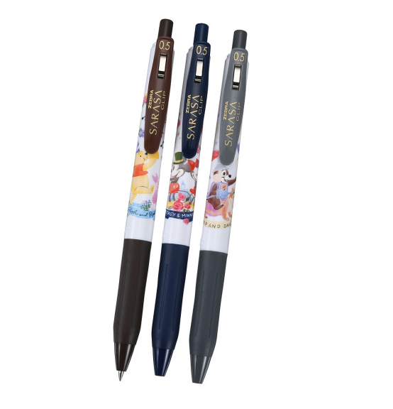 Sarasa Disney Clip Gel Pen 3 Set 0.5mm
