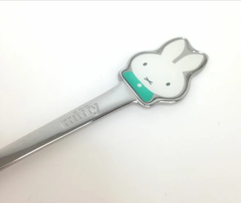 Miffy Spoon and Fork Green Happiness Kitchenware