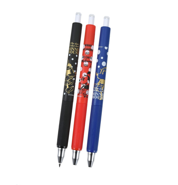 Sarasa Nano Disney Clip Gel Pen 3 Set 0.3mm - Minnie Mouse