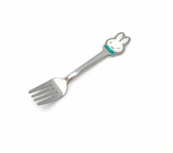 Miffy Spoon and Fork Green Happiness Kitchenware