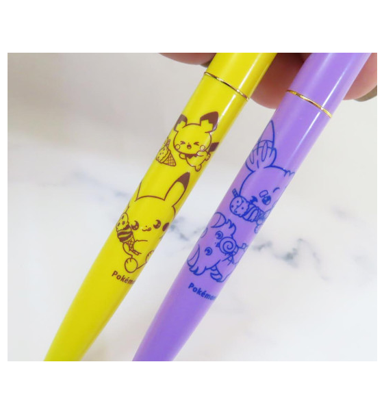 Pokemon Gold Clip Ball Pen Set Sweets Shop Pokepeace