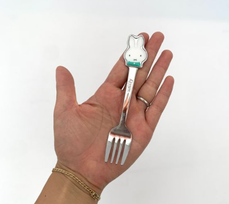 Miffy Spoon and Fork Green Happiness Kitchenware