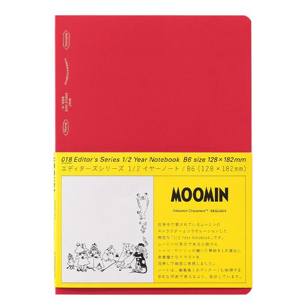 Moomin x Stalogy 018 Editors Series 1/2 Year Notebook B6 Size