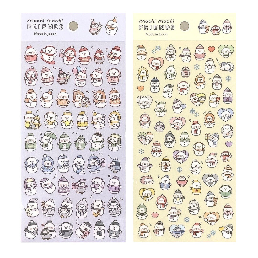 Gaia Mochi Mochi Friends Snow Sticker