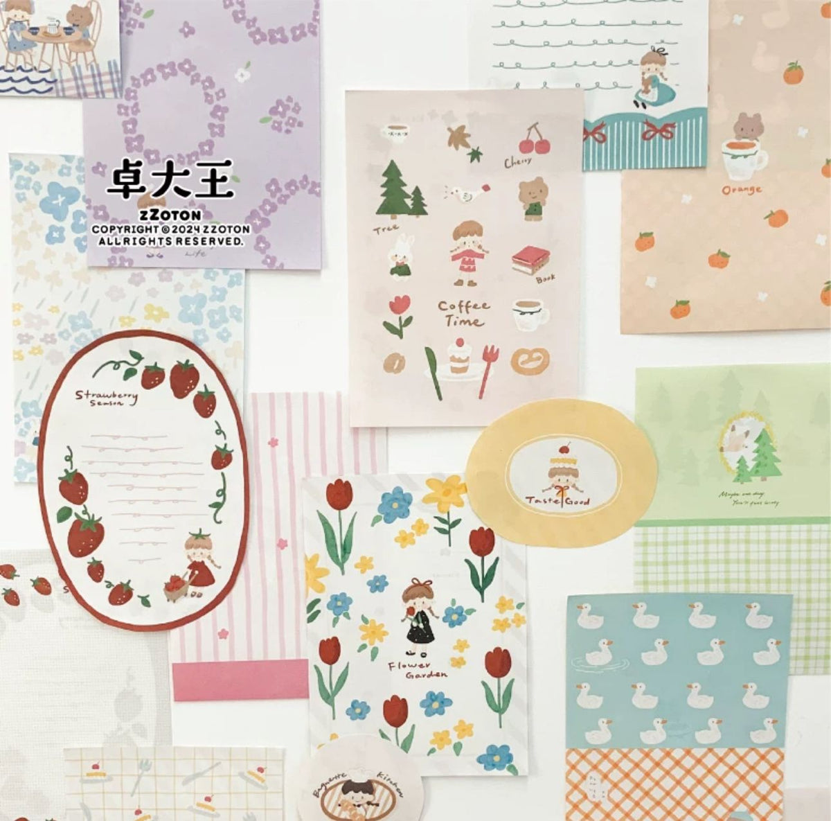 Molinta Beautiful Memories A5 Color Page Notes