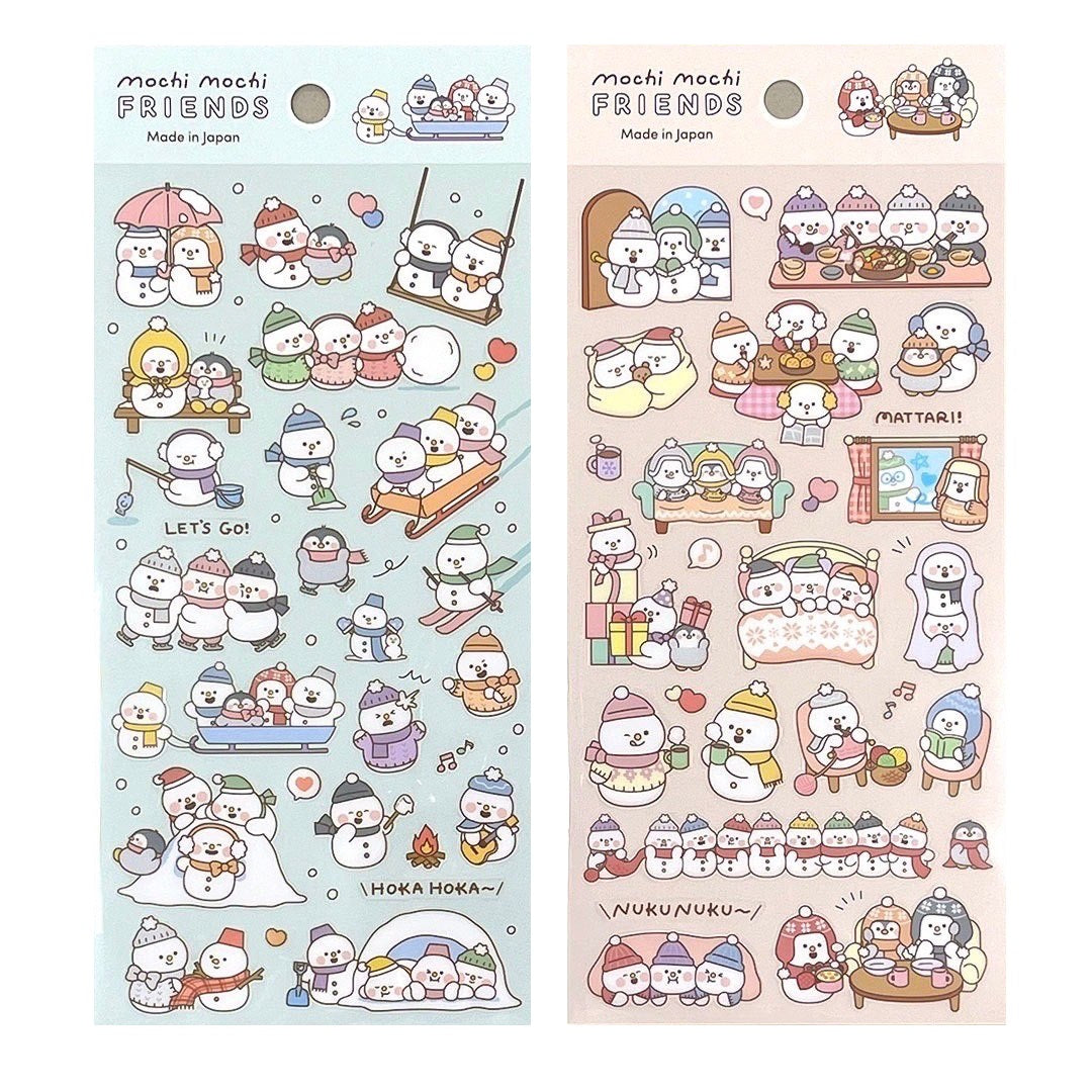 Gaia Mochi Mochi Friends Snow Sticker
