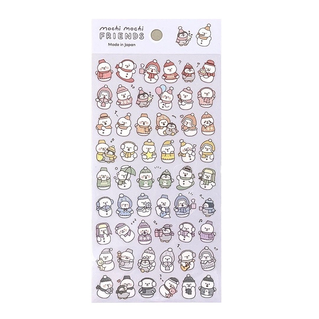 Gaia Mochi Mochi Friends Snow Sticker