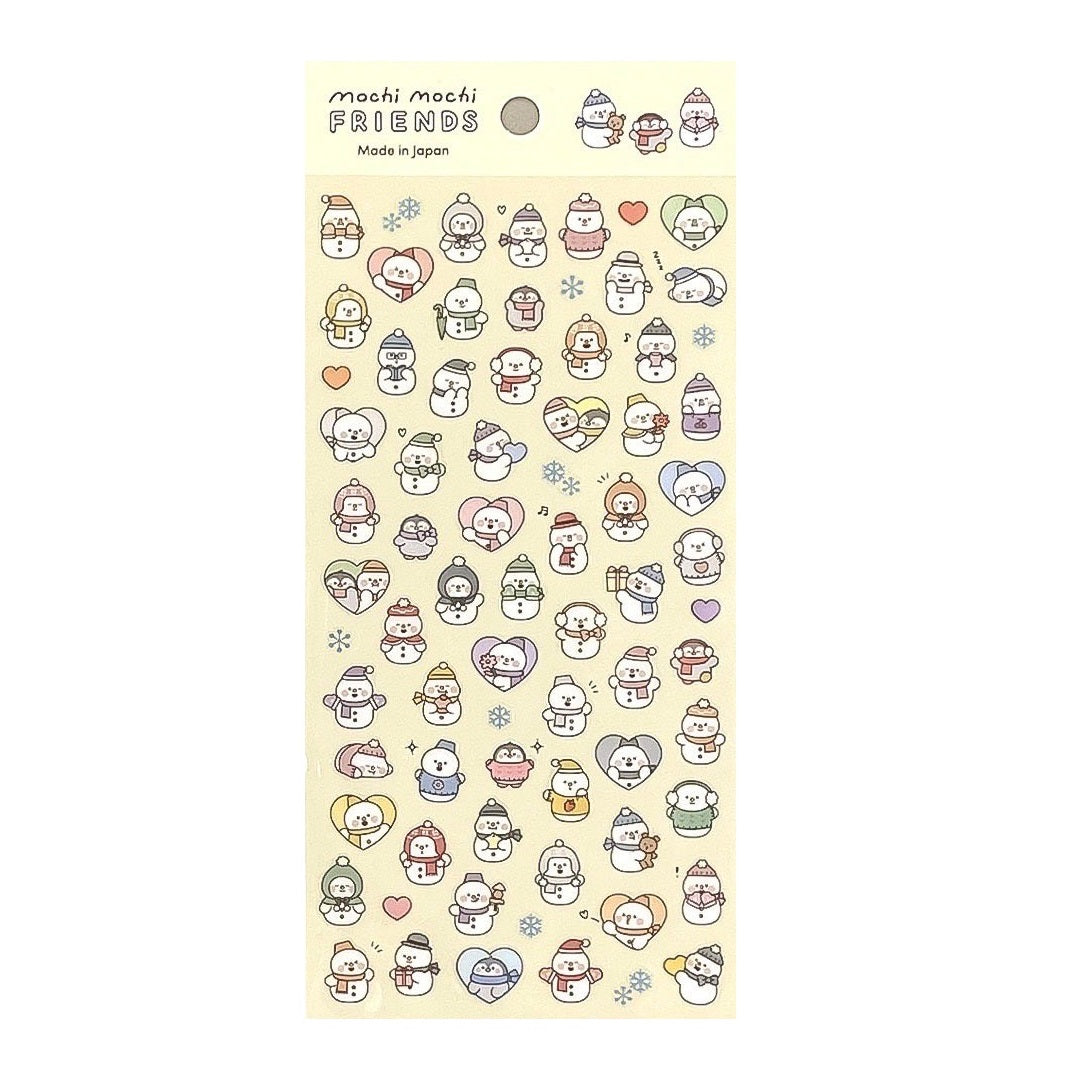 Gaia Mochi Mochi Friends Snow Sticker