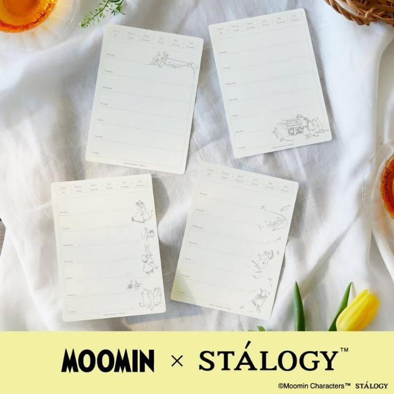 Moomin x Stalogy 024 Editors Series Removable Seal Calendar Blank M