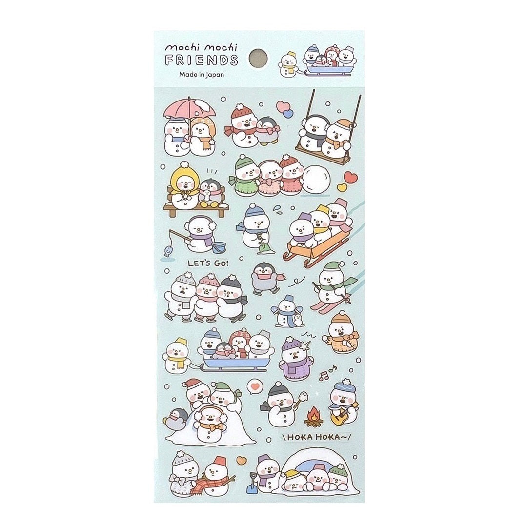 Gaia Mochi Mochi Friends Snow Sticker
