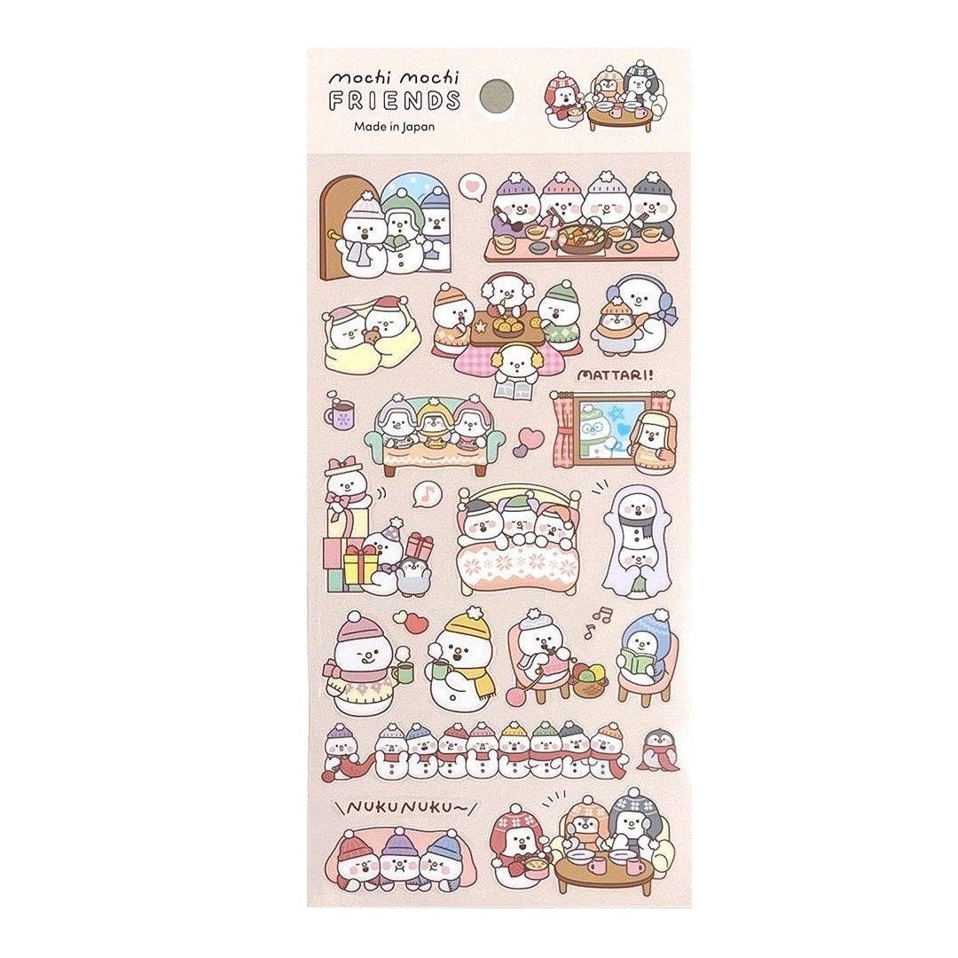 Gaia Mochi Mochi Friends Snow Sticker