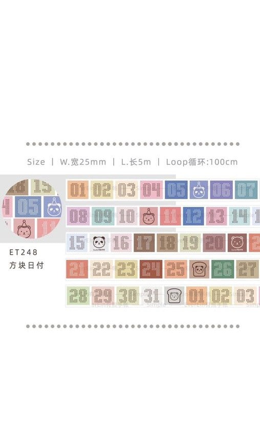 Ever &amp; Ein 100cm Washi Sampler For Journal