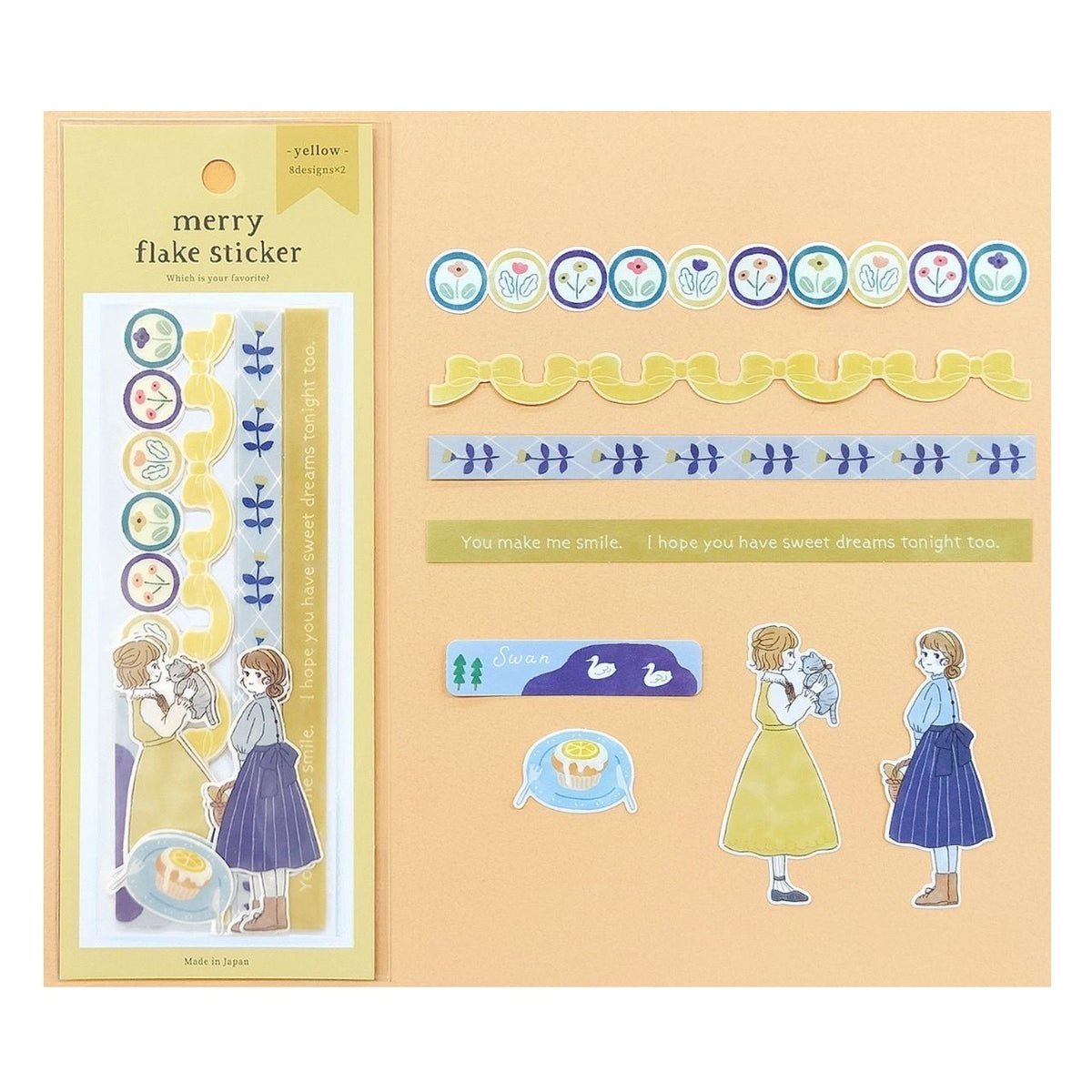 Gaia Stationery Merry Flake Sticker