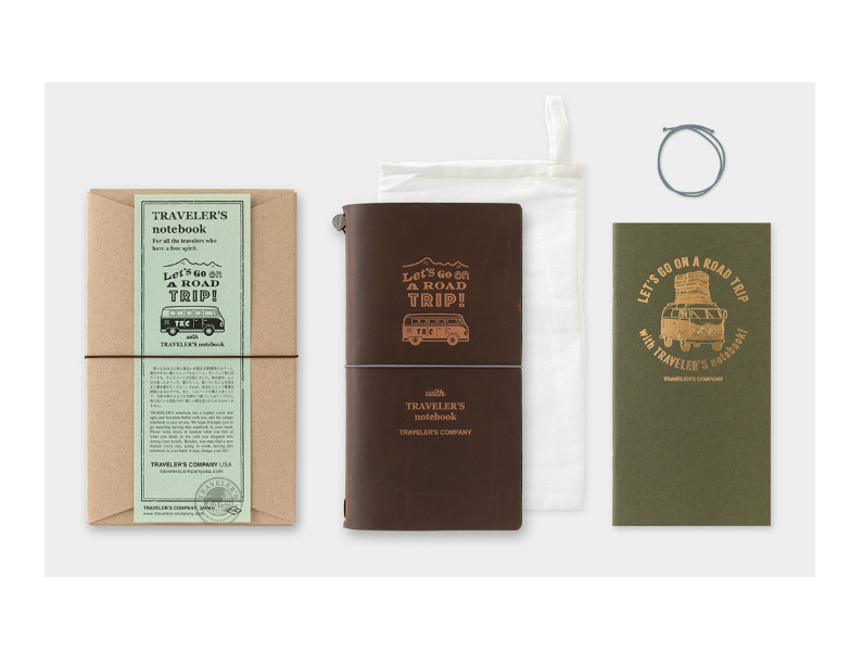 Travelers Notebook USA Limited Edition Road Trip Brown