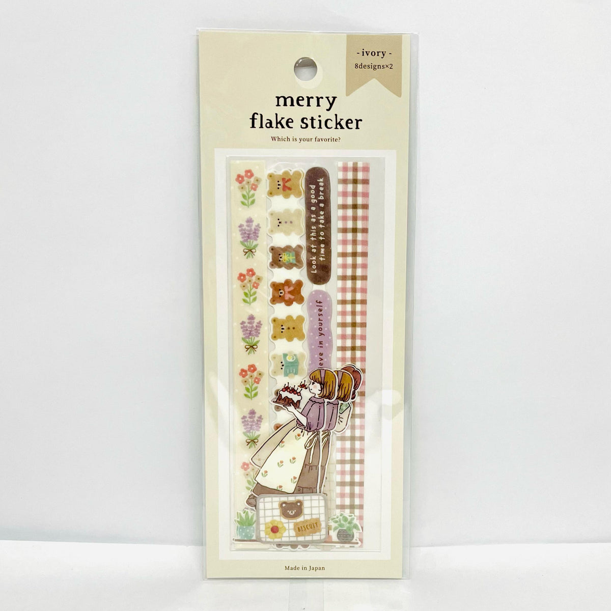 Gaia Stationery Merry Flake Sticker