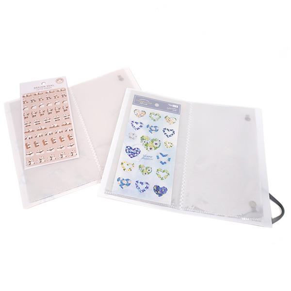 Sheet Sticker Storage File (Seal File) Watercolor Animals