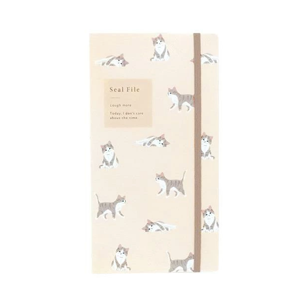 Sheet Sticker Storage File (Seal File) Watercolor Animals