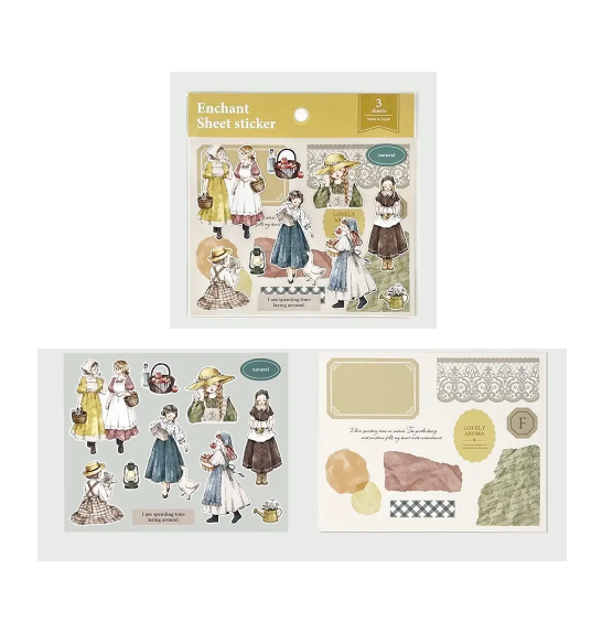 Gaia Stationery Enchant Sheet Sticker