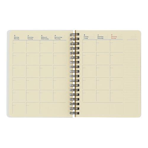 Delfonic Rollbahn 365 Free Diary Size L Light Pink Flowers