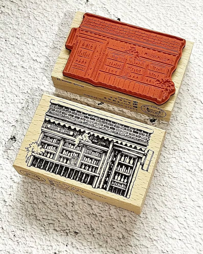 LadyF05 Studio Rubber Stamp Book Store