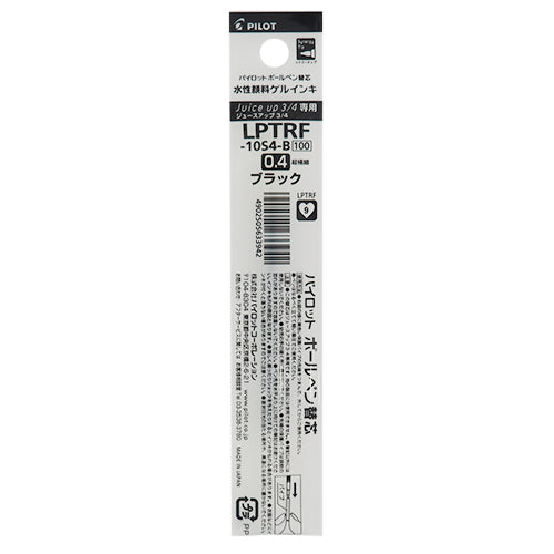 PILOT Gel Ink Ballpoint Pen Refill for Juice Up 0.4mm LPTRF-10S4-B Ultra Fine Black
