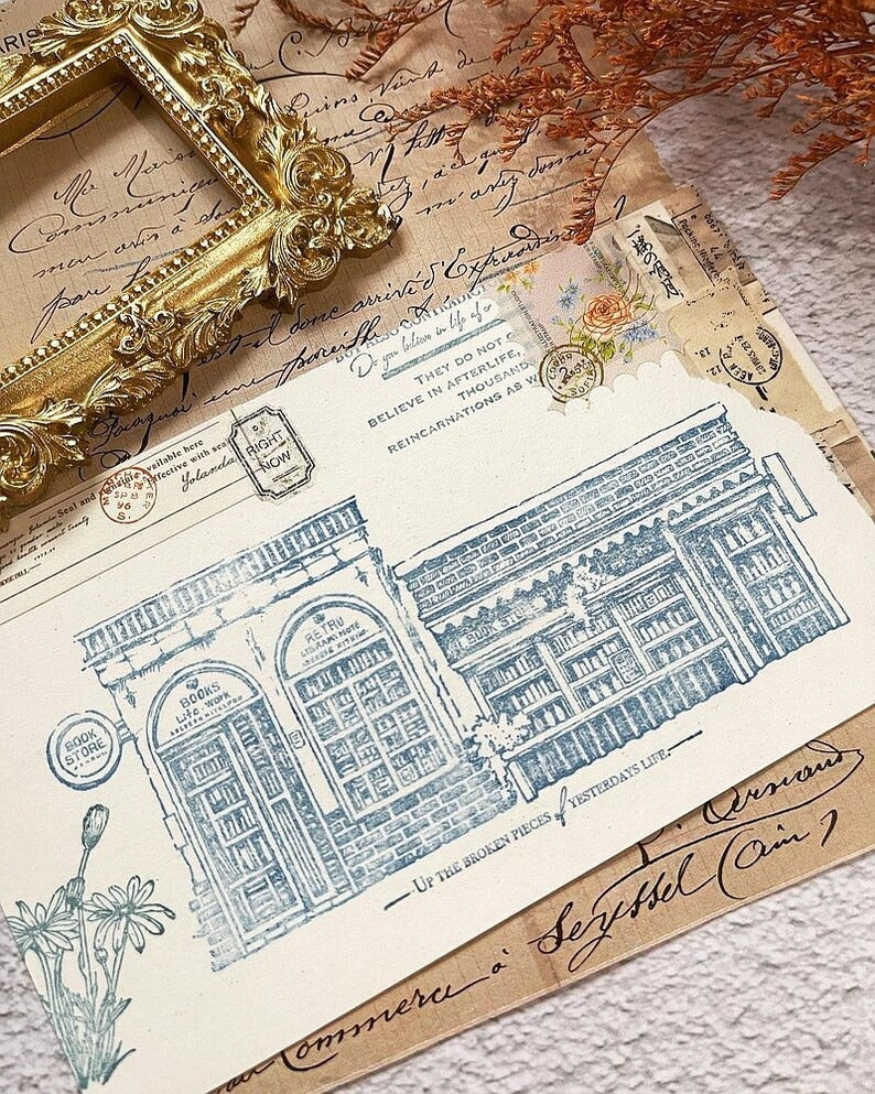 LadyF05 Studio Rubber Stamp Book Store