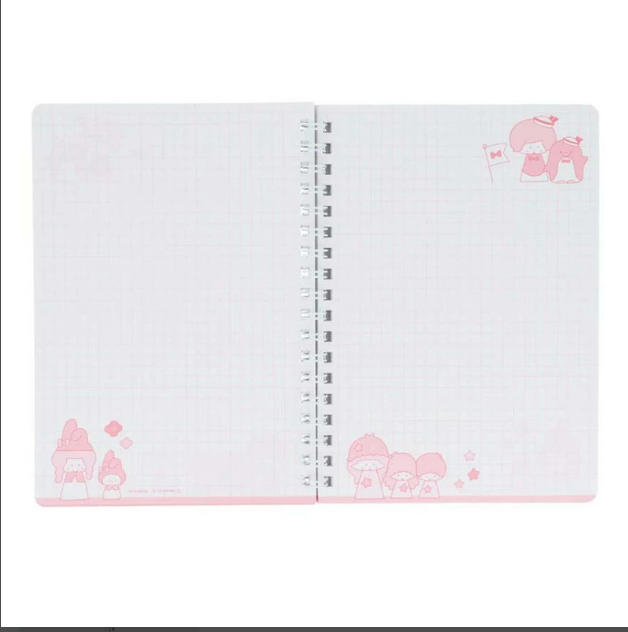 Sunstar Mizutama x Sanrio Characters Double Ring Notebook B6