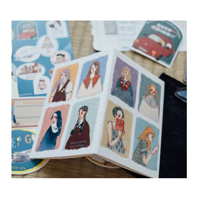 La Dolce Vita Woman Notebook Passport Size