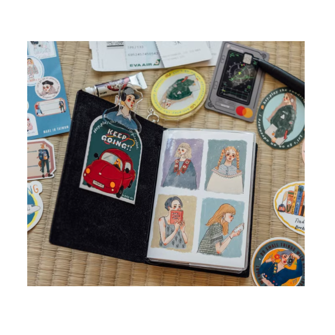 La Dolce Vita Woman Notebook Passport Size