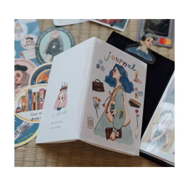 La Dolce Vita Woman Notebook Passport Size