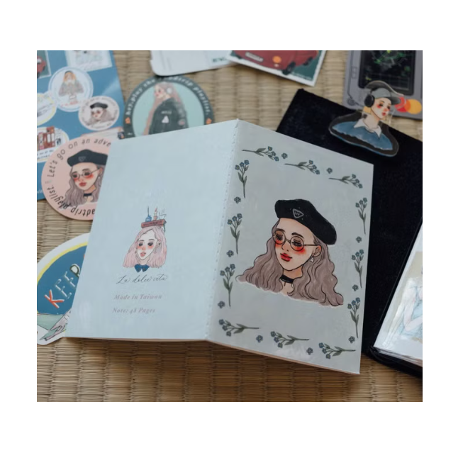 La Dolce Vita Woman Notebook Passport Size