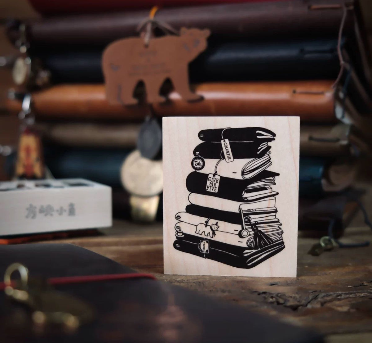 Rubber Stamp Design Travel Notebook