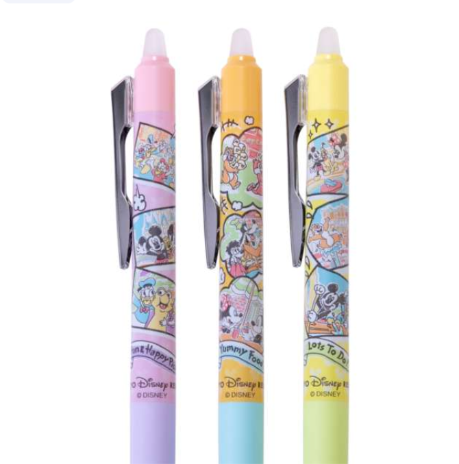 Tokyo Disney Resort Frixion Point Knock 04 Ballpoint Pen - Mickey Mouse and Friends