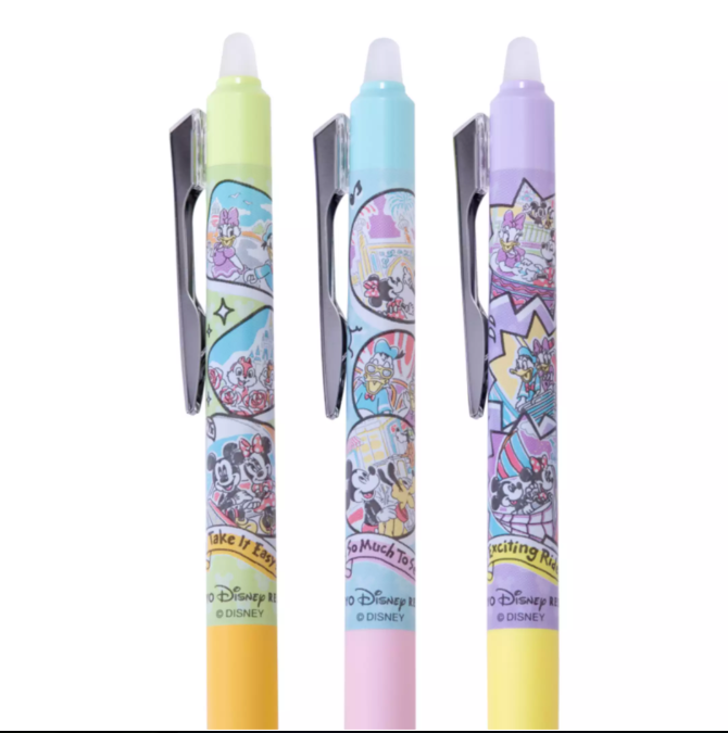 Tokyo Disney Resort Frixion Point Knock 04 Ballpoint Pen - Mickey Mouse and Friends