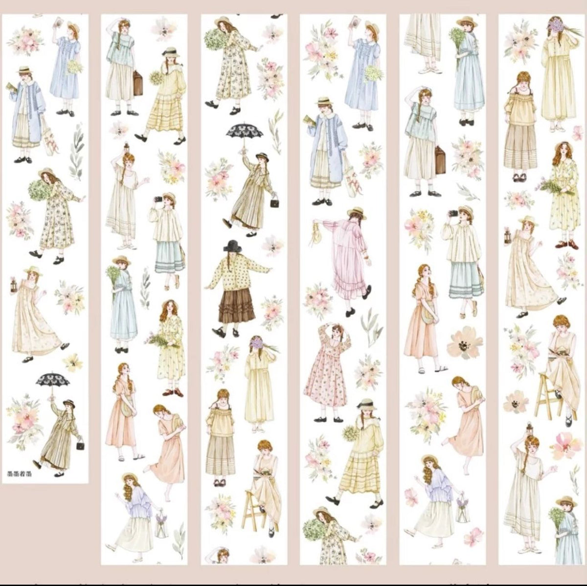 Momoko Beautiful Girl and Flowers 250cm Pet Sampler